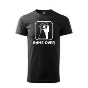 Game Over vőlegény férfi póló 