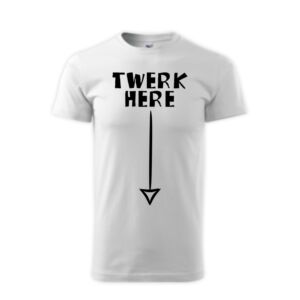 Twerk here Basic férfi póló