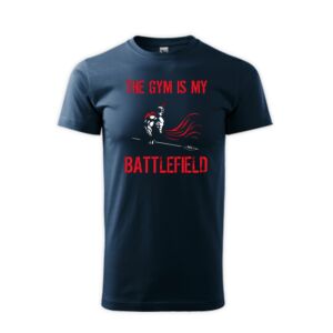 Gym is my battlefield férfi póló 