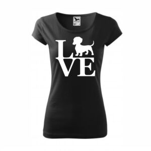 Love Tacskó kutyás póló női póló