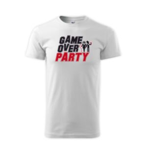 Game over party Basic férfi póló