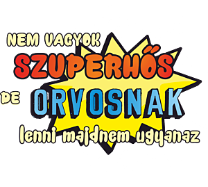 Szuperhős orvos szakmás póló