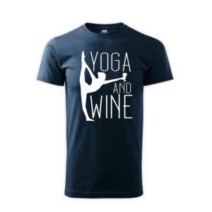 Yoga and Wine férfi póló 