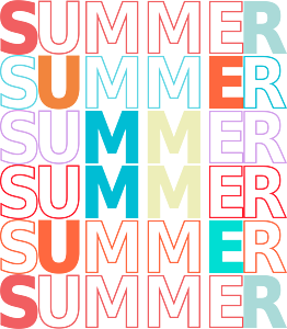 SUMMER nyaralós póló