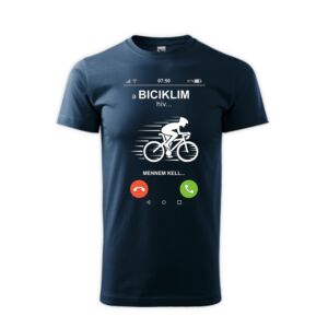 Hív a biciklim férfi póló 