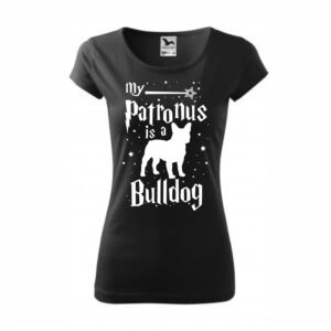 Patrónus bulldog kutyás póló női póló