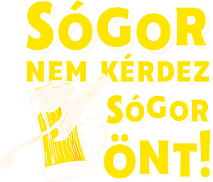 Sógor nem kérdez, sógor önt karácsonyi póló