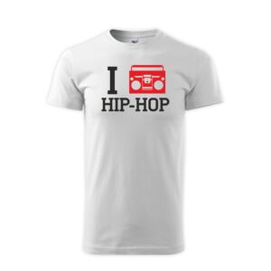 I love HIP-HOP feliratos póló férfi póló 