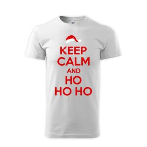 Keep calm and HO HO HO karácsonyi póló férfi póló 