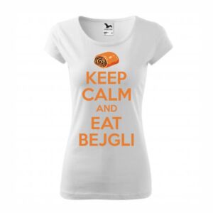 Keep calm and eat bejgli karácsonyi póló női póló