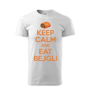 Keep calm and eat bejgli karácsonyi póló férfi póló 