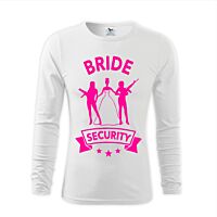 Lánybúcsú - Bride security Adler Hosszú Ujjú Férfi Póló
