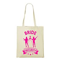 Lánybúcsú - Bride security Pamut bevásárlószatyor