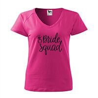 Bride squad Dream női v-nyakú póló